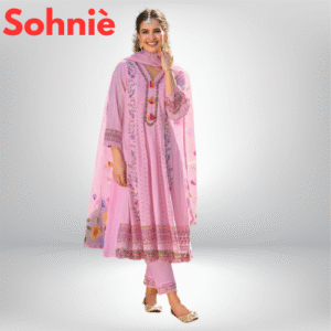 Pure Cotton Readymade Anarkali Suit