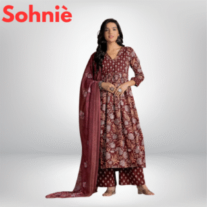 Gulaab Cotton Grace Anarkali suits